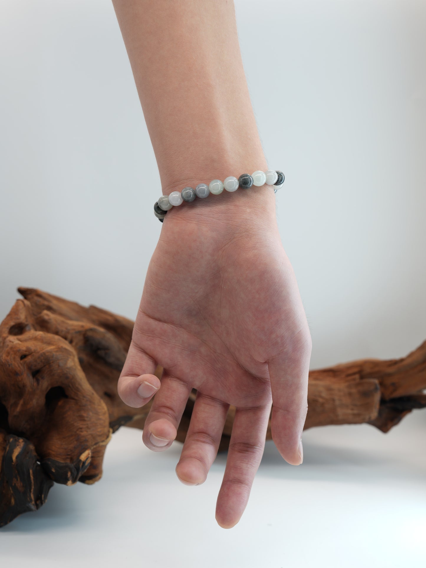 Colourful Wuji Jadeite Bracelet #J202509001