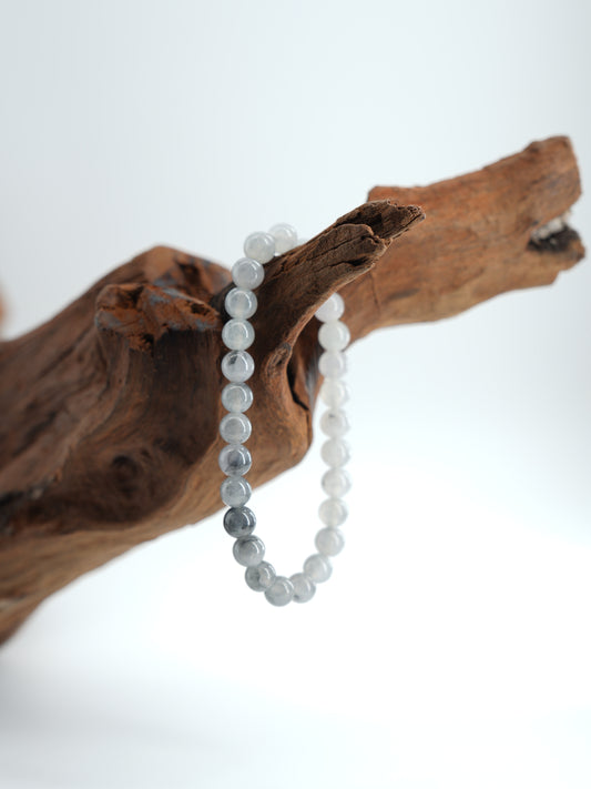Icy Wuji Jadeite Bracelet #J202509006