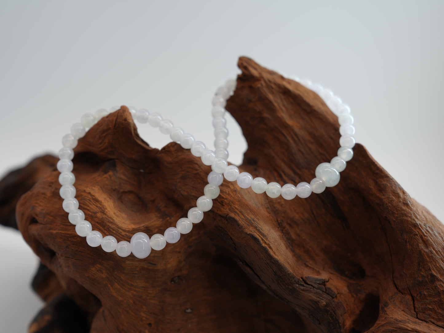 Double String Icy Macaron Jadeite Bracelet #J202509011