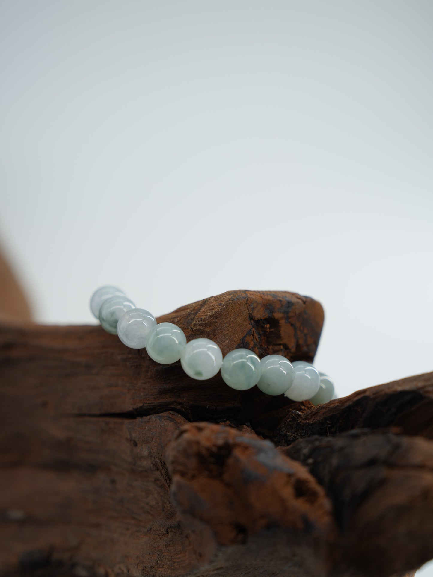 Floating flower jadeite bracelet  #J202601008